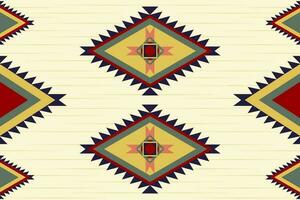 geometric ethnic pattern Can be used in fabric design for background, wallpaper, carpet, textile, clothing, wrapping, decorative paper, embroidery illustration vector. vector