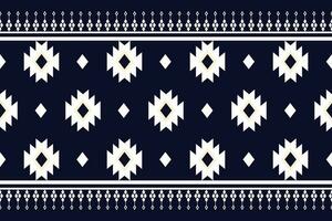 geometric ethnic pattern Can be used in fabric design for background, wallpaper, carpet, textile, clothing, wrapping, decorative paper, embroidery illustration vector. vector