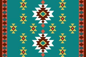 geometric ethnic pattern Can be used in fabric design for background, wallpaper, carpet, textile, clothing, wrapping, decorative paper, embroidery illustration vector. vector