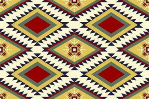 geometric ethnic pattern Can be used in fabric design for background, wallpaper, carpet, textile, clothing, wrapping, decorative paper, embroidery illustration vector. vector