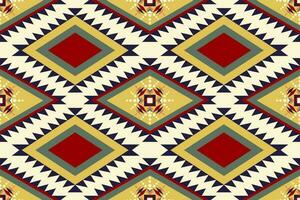 geometric ethnic pattern Can be used in fabric design for background, wallpaper, carpet, textile, clothing, wrapping, decorative paper, embroidery illustration vector. vector