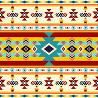 geometric ethnic pattern Can be used in fabric design for background, wallpaper, carpet, textile, clothing, wrapping, decorative paper, embroidery illustration vector. vector