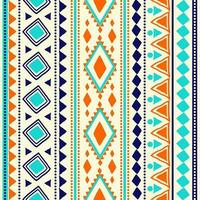 geometric ethnic pattern Can be used in fabric design for background, wallpaper, carpet, textile, clothing, wrapping, decorative paper, embroidery illustration vector. vector