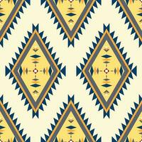 geometric ethnic pattern Can be used in fabric design for background, wallpaper, carpet, textile, clothing, wrapping, decorative paper, embroidery illustration vector. vector