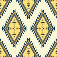 geometric ethnic pattern Can be used in fabric design for background, wallpaper, carpet, textile, clothing, wrapping, decorative paper, embroidery illustration vector. vector