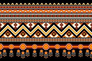 geometric ethnic pattern Can be used in fabric design for background, wallpaper, carpet, textile, clothing, wrapping, decorative paper, embroidery illustration vector. vector