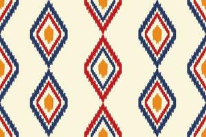 geometric ethnic pattern Can be used in fabric design for background, wallpaper, carpet, textile, clothing, wrapping, decorative paper, embroidery illustration vector. vector
