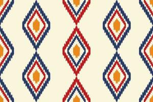 geometric ethnic pattern Can be used in fabric design for background, wallpaper, carpet, textile, clothing, wrapping, decorative paper, embroidery illustration vector. vector