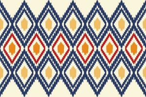 geometric ethnic pattern Can be used in fabric design for background, wallpaper, carpet, textile, clothing, wrapping, decorative paper, embroidery illustration vector. vector