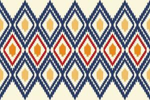 geometric ethnic pattern Can be used in fabric design for background, wallpaper, carpet, textile, clothing, wrapping, decorative paper, embroidery illustration vector. vector