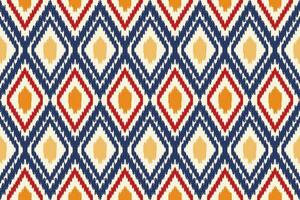 geometric ethnic pattern Can be used in fabric design for background, wallpaper, carpet, textile, clothing, wrapping, decorative paper, embroidery illustration vector. vector