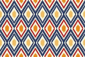 geometric ethnic pattern Can be used in fabric design for background, wallpaper, carpet, textile, clothing, wrapping, decorative paper, embroidery illustration vector. vector