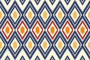 geometric ethnic pattern Can be used in fabric design for background, wallpaper, carpet, textile, clothing, wrapping, decorative paper, embroidery illustration vector. vector