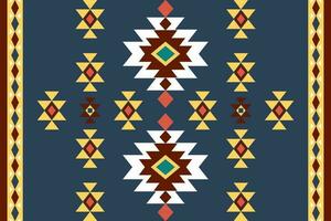 geometric ethnic pattern Can be used in fabric design for background, wallpaper, carpet, textile, clothing, wrapping, decorative paper, embroidery illustration vector. vector