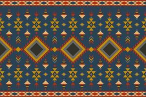 geometric ethnic pattern Can be used in fabric design for background, wallpaper, carpet, textile, clothing, wrapping, decorative paper, embroidery illustration vector. vector