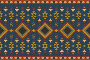 geometric ethnic pattern Can be used in fabric design for background, wallpaper, carpet, textile, clothing, wrapping, decorative paper, embroidery illustration vector. vector