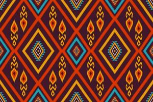 Uzbek ikat pattern and fabric in Uzbekistan. Abstract background for wallpaper, textures, textile, wrapping paper. vector