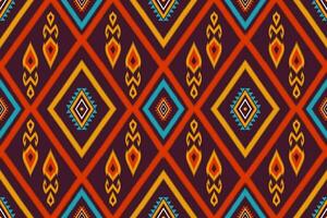 Uzbek ikat pattern and fabric in Uzbekistan. Abstract background for wallpaper, textures, textile, wrapping paper. vector