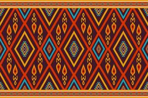 Uzbek ikat pattern and fabric in Uzbekistan. Abstract background for wallpaper, textures, textile, wrapping paper. vector