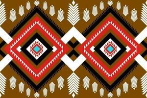 geometric ethnic pattern Can be used in fabric design for background, wallpaper, carpet, textile, clothing, wrapping, decorative paper, embroidery illustration vector. vector