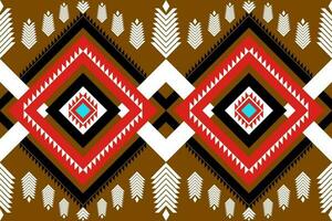 geometric ethnic pattern Can be used in fabric design for background, wallpaper, carpet, textile, clothing, wrapping, decorative paper, embroidery illustration vector. vector