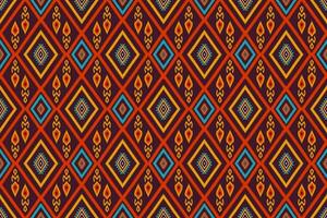 Uzbek ikat pattern and fabric in Uzbekistan. Abstract background for wallpaper, textures, textile, wrapping paper. vector