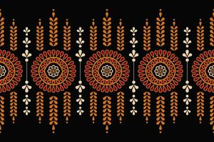 geometric ethnic pattern Can be used in fabric design for background, wallpaper, carpet, textile, clothing, wrapping, decorative paper, embroidery illustration vector. vector