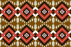 geometric ethnic pattern Can be used in fabric design for background, wallpaper, carpet, textile, clothing, wrapping, decorative paper, embroidery illustration vector. vector