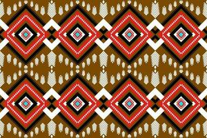 geometric ethnic pattern Can be used in fabric design for background, wallpaper, carpet, textile, clothing, wrapping, decorative paper, embroidery illustration vector. vector