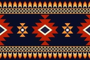 geometric ethnic pattern Can be used in fabric design for background, wallpaper, carpet, textile, clothing, wrapping, decorative paper, embroidery illustration vector. vector