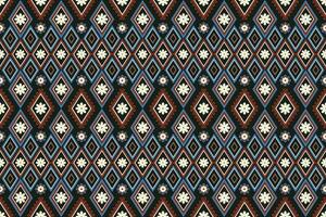 geometric ethnic pattern Can be used in fabric design for background, wallpaper, carpet, textile, clothing, wrapping, decorative paper, embroidery illustration vector. vector