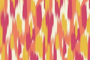 Uzbek ikat pattern and fabric in Uzbekistan. Abstract background for wallpaper, textures, textile, wrapping paper. vector