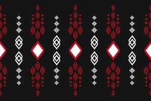 geometric ethnic pattern Can be used in fabric design for background, wallpaper, carpet, textile, clothing, wrapping, decorative paper, embroidery illustration vector. vector