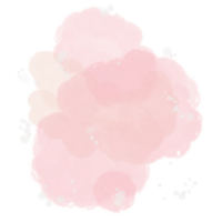 Painting watercolor abstract art. Beautiful  polka dot bubble element for background,wallpaper,presentation. POD png