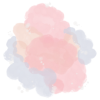 Painting watercolor abstract art. Beautiful  polka dot bubble element for background,wallpaper,presentation. POD png