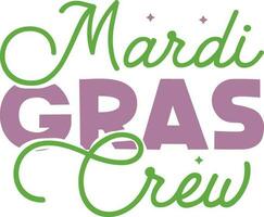 Mardi Gras t shirt design vector