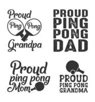 Table Tennis T shirt Design Bundle, Vector Table Tennis T shirt  design, Ping Pong shirt,  Table Tennis typography T shirt design Collection