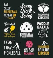 Pickleball T shirt Design Bundle, Vector Pickleball T shirt  design, Pickleball shirt,  Pickleball typography T shirt design Collection