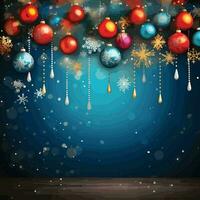 Christmas design background with text space vector