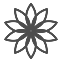 Korea traditionell Muster Gliederung Symbol. linear Symbol. png