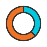 Business graph icon. Economic chart report. Investment symbol. png