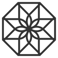 Korea traditionell Muster Gliederung Symbol. asiatisch Sammlung. dünn Linie Symbol. png