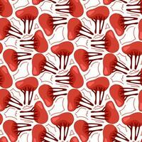 A cartoon-style pattern of a human spleen. Seamless vector repeating human internal organ with abstract lines. Suitable for any web design. Medicine, health, human