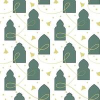 Pattern from the east windows. Silhouette of Arab decorative window frames exact vector cartoon patterns. Shapes, lines, decorated elements on a white background. Repeating texture
