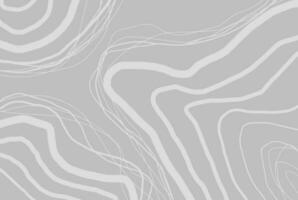 Hand draw wavy gray lines vector