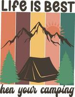 camping t shirt design,design files vector