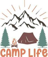 camping t shirt design,design files vector