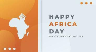 Africa Day Celebration Vector Design Illustration for Background, Poster, Banner, Advertising, Greeting Card