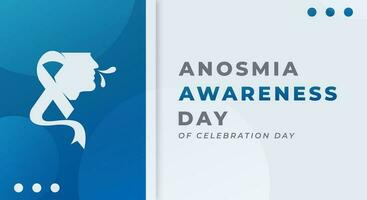 Anosmia Awareness Day Celebration Vector Design Illustration for Background, Poster, Banner, Advertising, Greeting Card