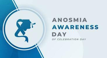 Anosmia Awareness Day Celebration Vector Design Illustration for Background, Poster, Banner, Advertising, Greeting Card